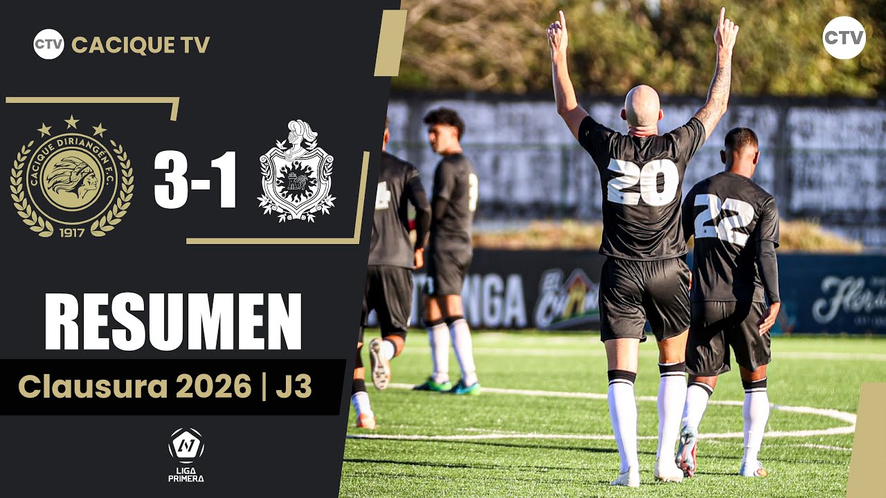 Clausura 2026 | RESUMEN | J3 | Diriangén 3-1 UNAN