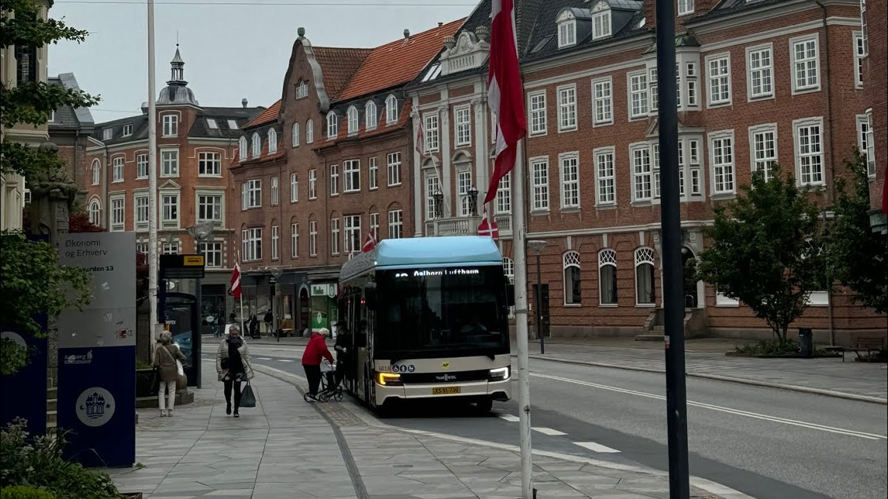 Walking In Downtown Aalborg, Denmark - Exploring Central Aalborg