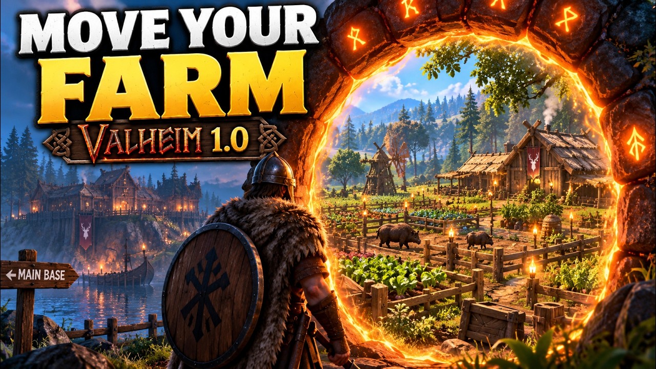 Почему вам НУЖНА отдельная фермерская база в Valheim 1.0