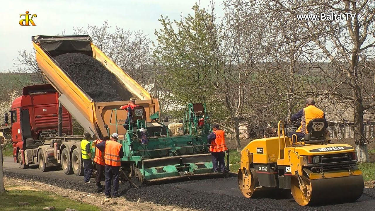 Будівництво нової дороги в с. Шершенці