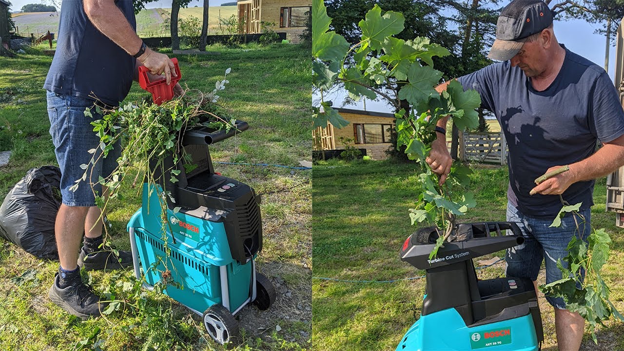 🌿The Best Garden Shredder Review UK 2024 🌿 See the Bosch AXT 25 TC Quiet Garden Shredder in Action!