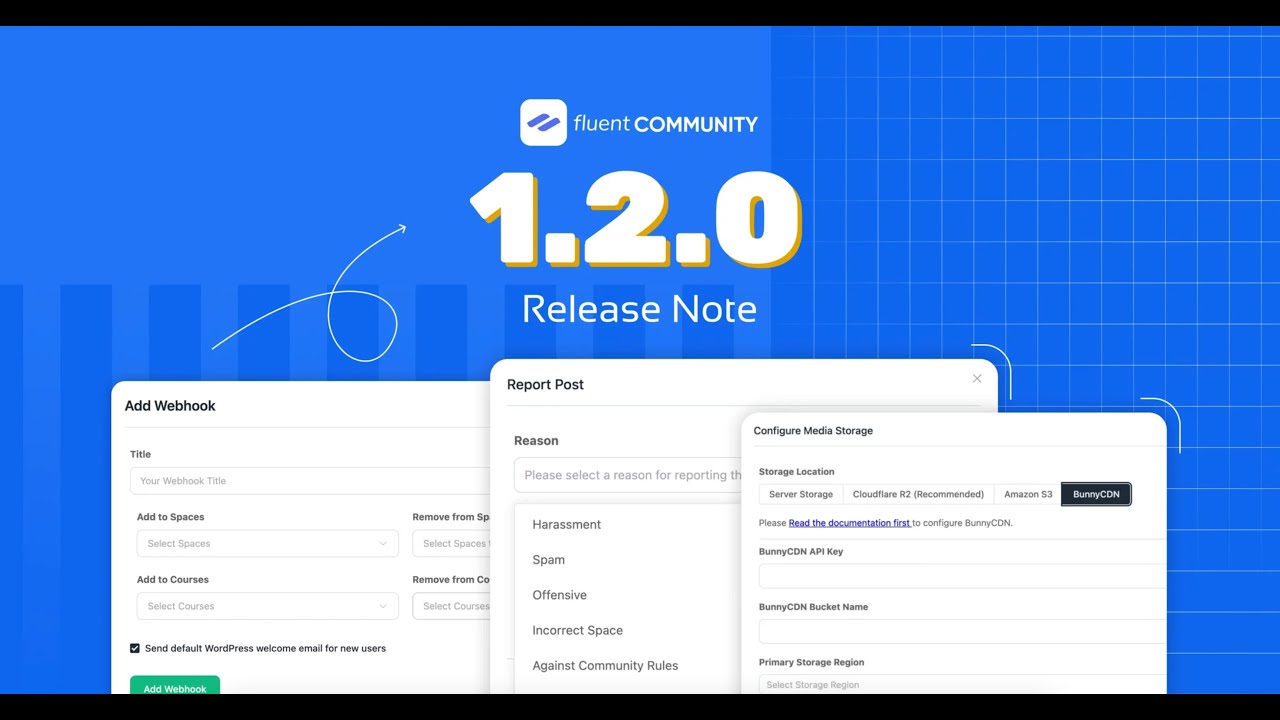 FluentCommunity Version 1.2.0 Release! Updates You CAN'T Miss