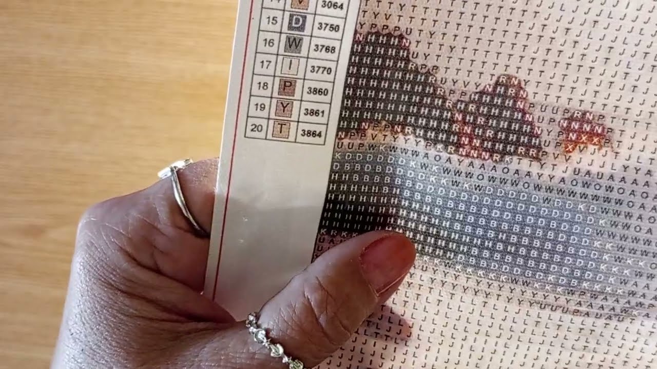 Diamond Painting. Unpacking