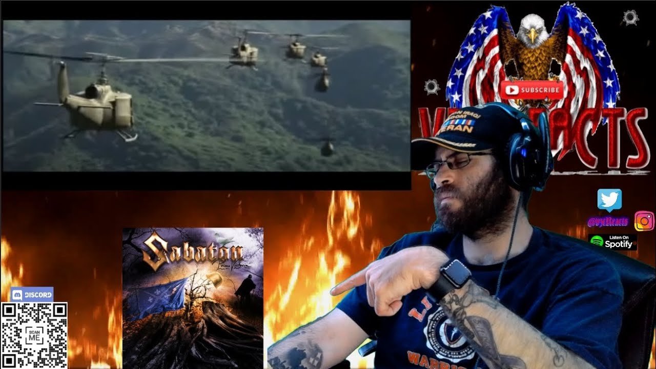 #Veteran v3tReacts #Reaction 2 Sabaton - Into the Fire #Sabaton #Metal #IntoTheFire
