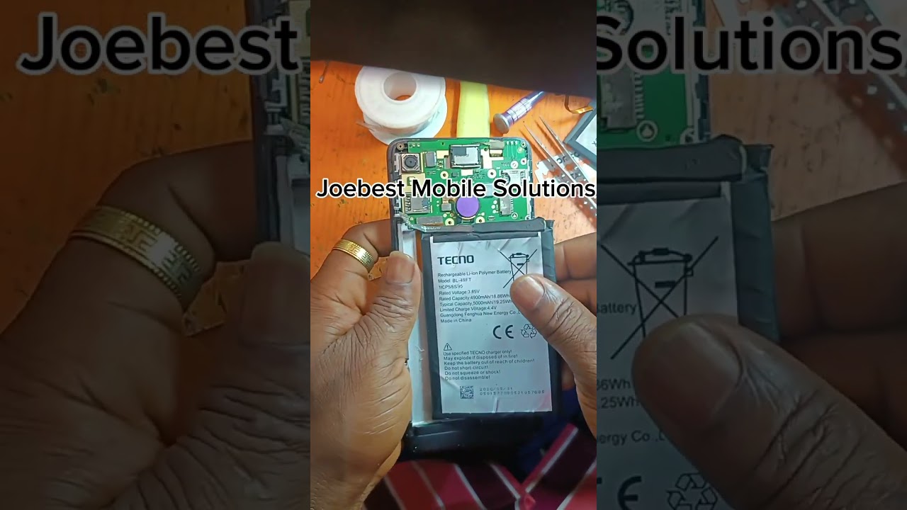 Tecno BC2 not charging problem resolved.