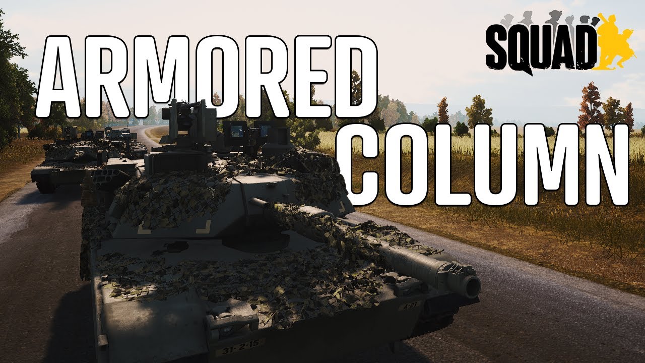 This Armored Column DESTROYED the Enemy Team | Squad Vehicle Gameplay