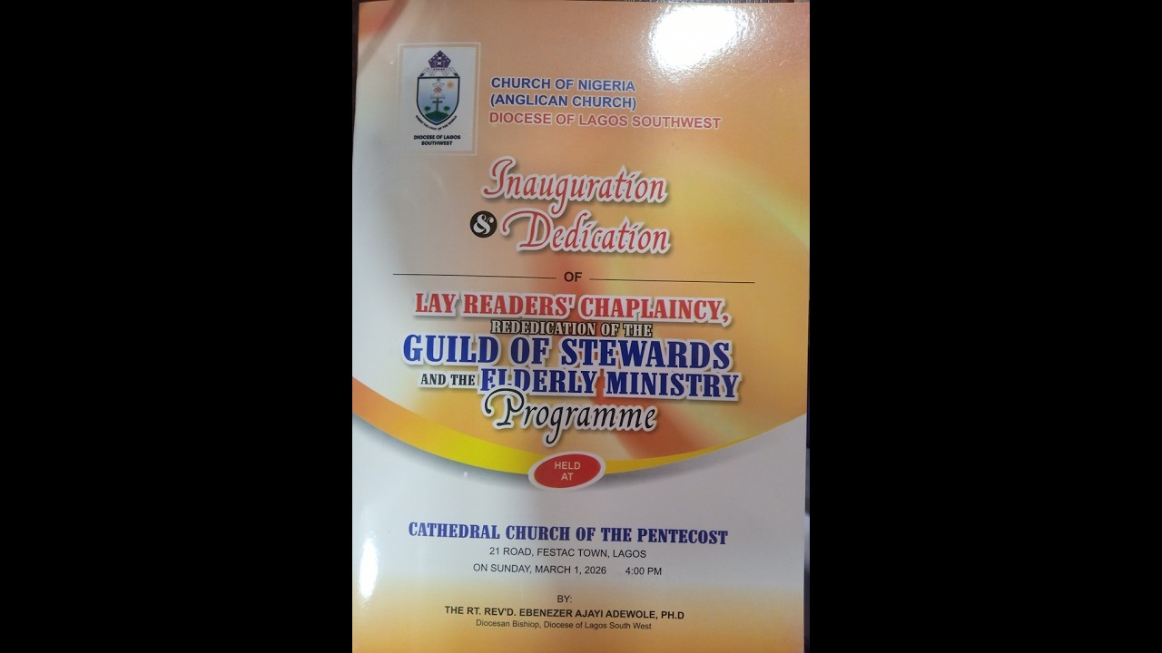 Inauguration and Dedication of Lay Readers ,Stewards and Elderly Ministry || TRANSFORMATION