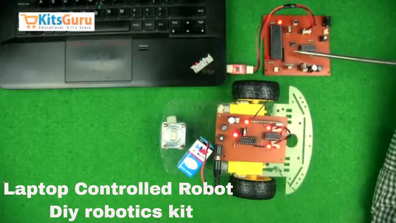 Laptop Operated Robot by KitsGuru | DIY robotics projects | For Beginners | DIY Kit | LGRB015