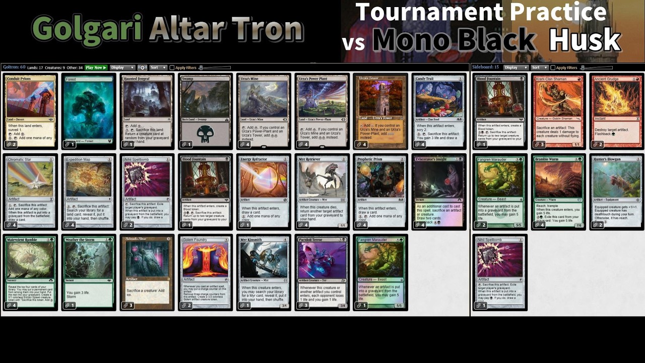 【MtG】まいにちまぢぎゃざしますん【Pauper】「Golgari Altar Tron」　Part1