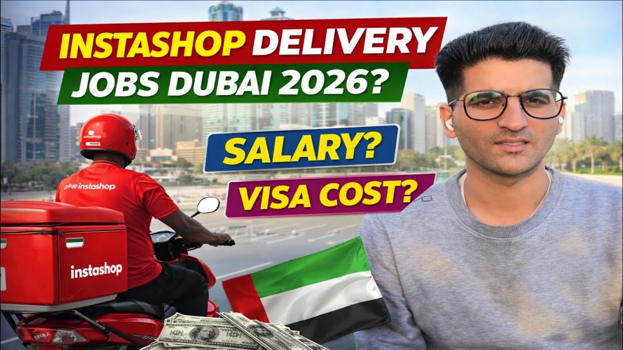Instashop Delivery Jobs Dubai 🇦🇪 UAE 2026 | Salary, Visa Cost & How To Apply 🇦🇪