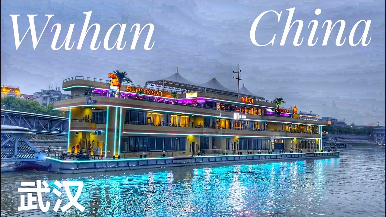 China Wuhan Airport & a Boat Trip Across Changjiang River | China City Walk | Tianhe Airport | 武汉