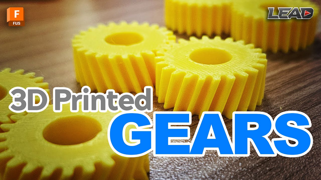 How To Easily Make 3D Printable Gears with Fusion
