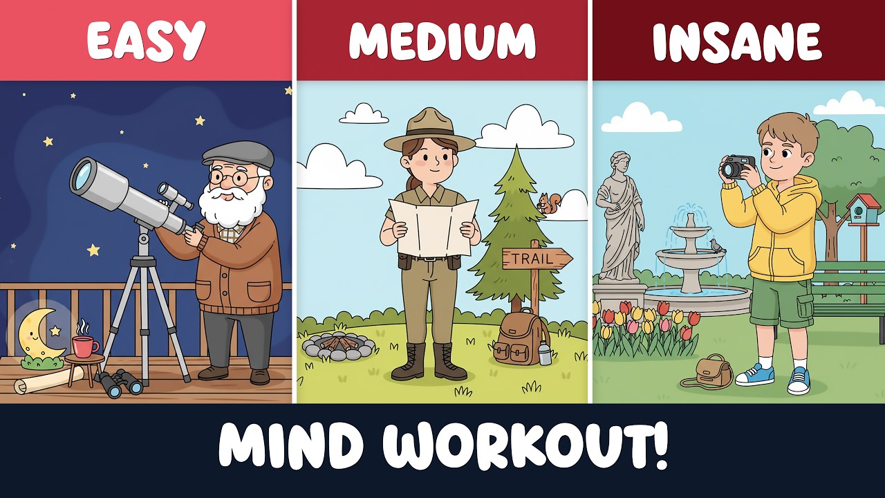 【Spot & Find】Challenge Your Brain with These Tricky Differences