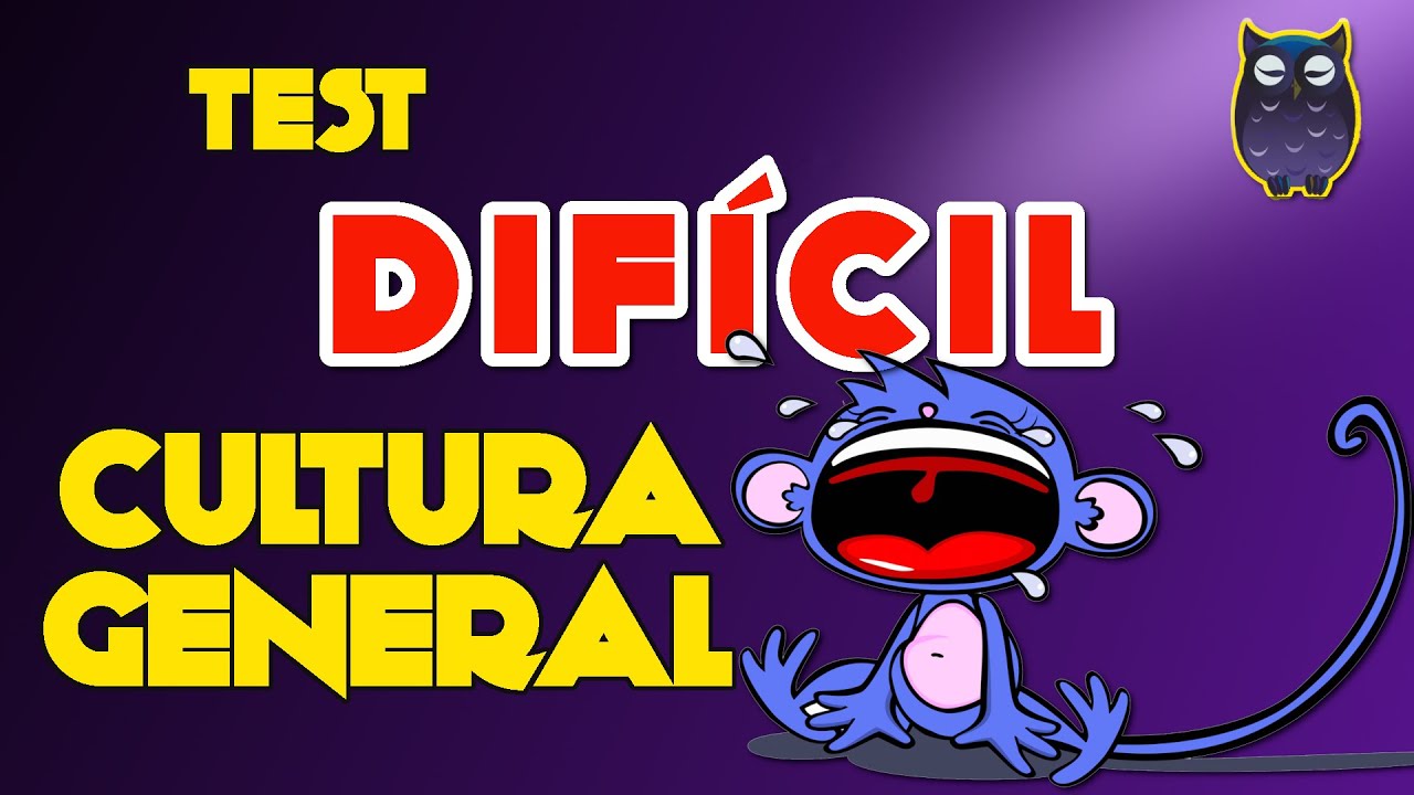 ⚠️ DIFÍCIL TEST CULTURA GENERAL ⚠️ 50 preguntas nivel ALTO 🥇 EXAMEN / TRIVIA / QUIZ Saber es Poder 🦉