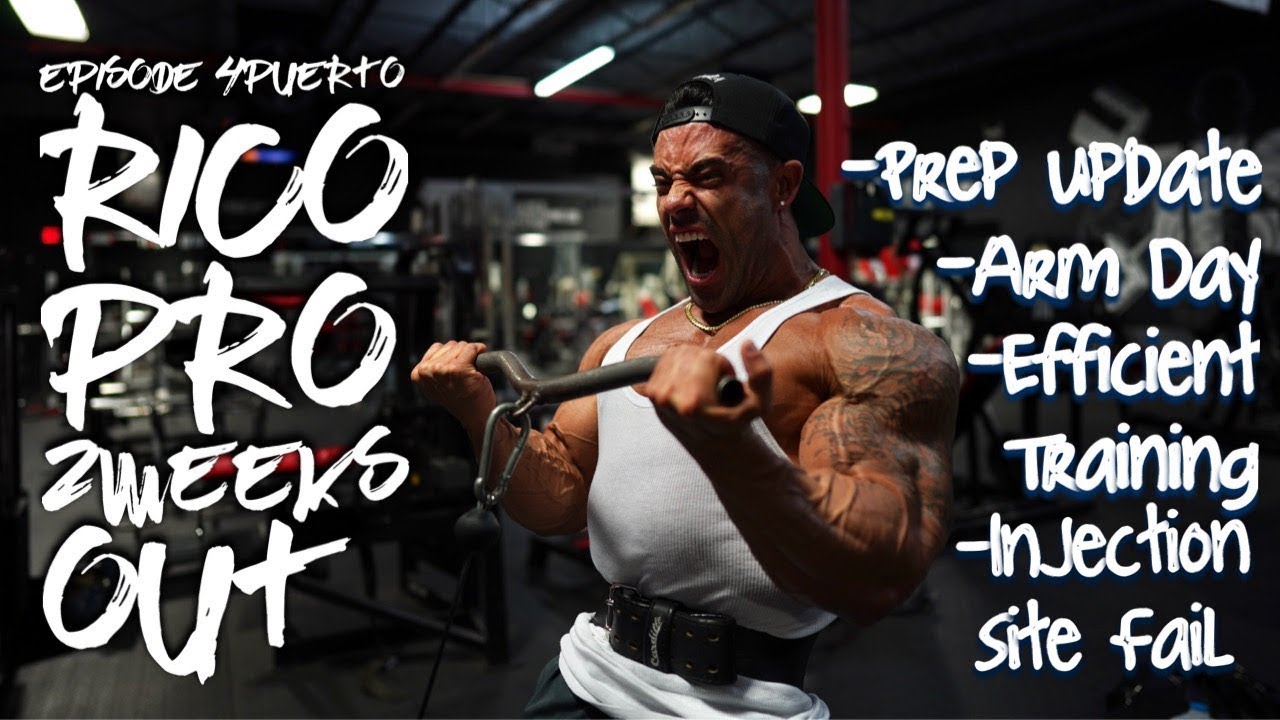 SANTI ARAGON | 2019 PUERTO RICO PRO EP. 4 | 2 WEEKS OUT | ARM DAY