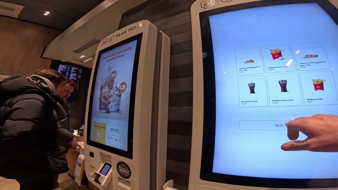 Ordering food at 3 in the morning in Helsinki
