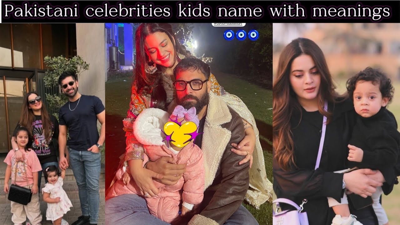 pakistani actress kids name with meanings||different and unique name with good meanings