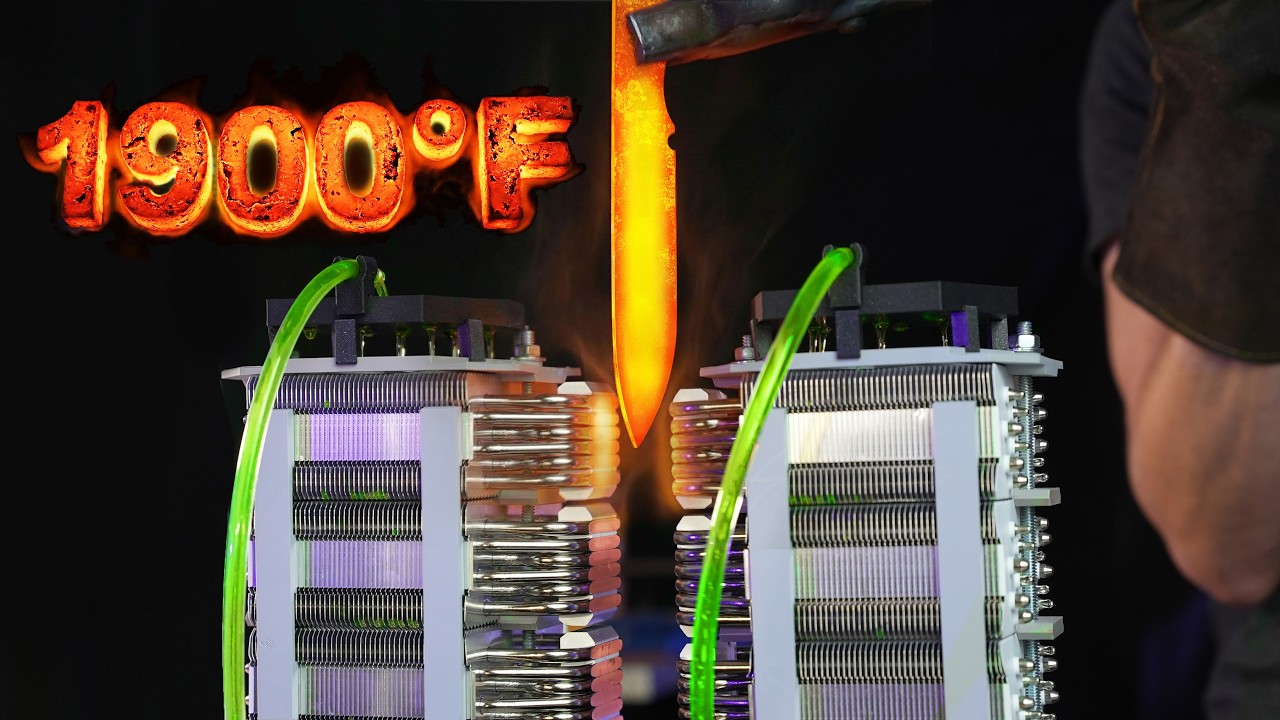 CPU Cooling to Quench a Hot Knife!