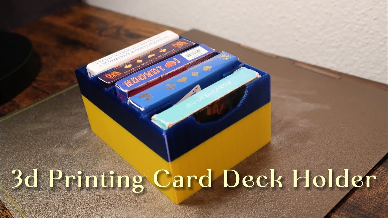 3d Printing Card Deck Holder 🃏 