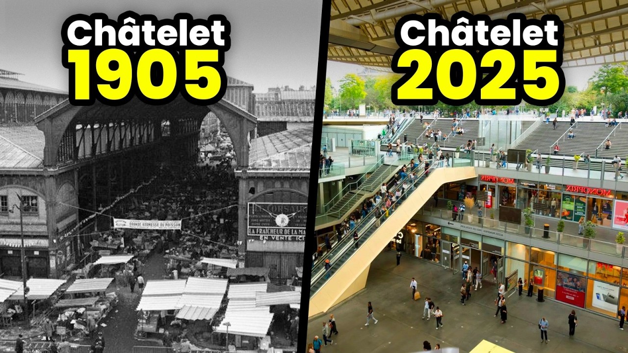 PARIS à L’ÉPOQUE vs PARIS AUJOURD’HUI