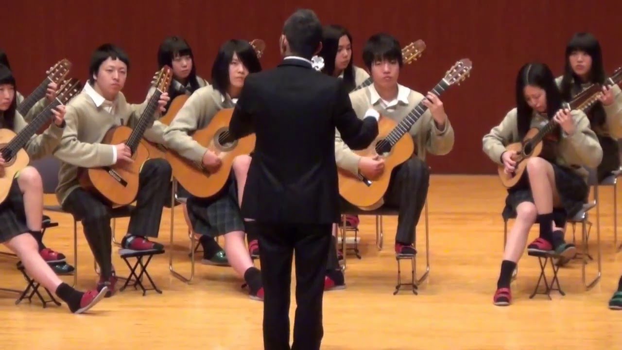 ギターアンサンブルの為の　～交響的断章～ :　藤井敬吾　　松阪商業高等学校ギター部