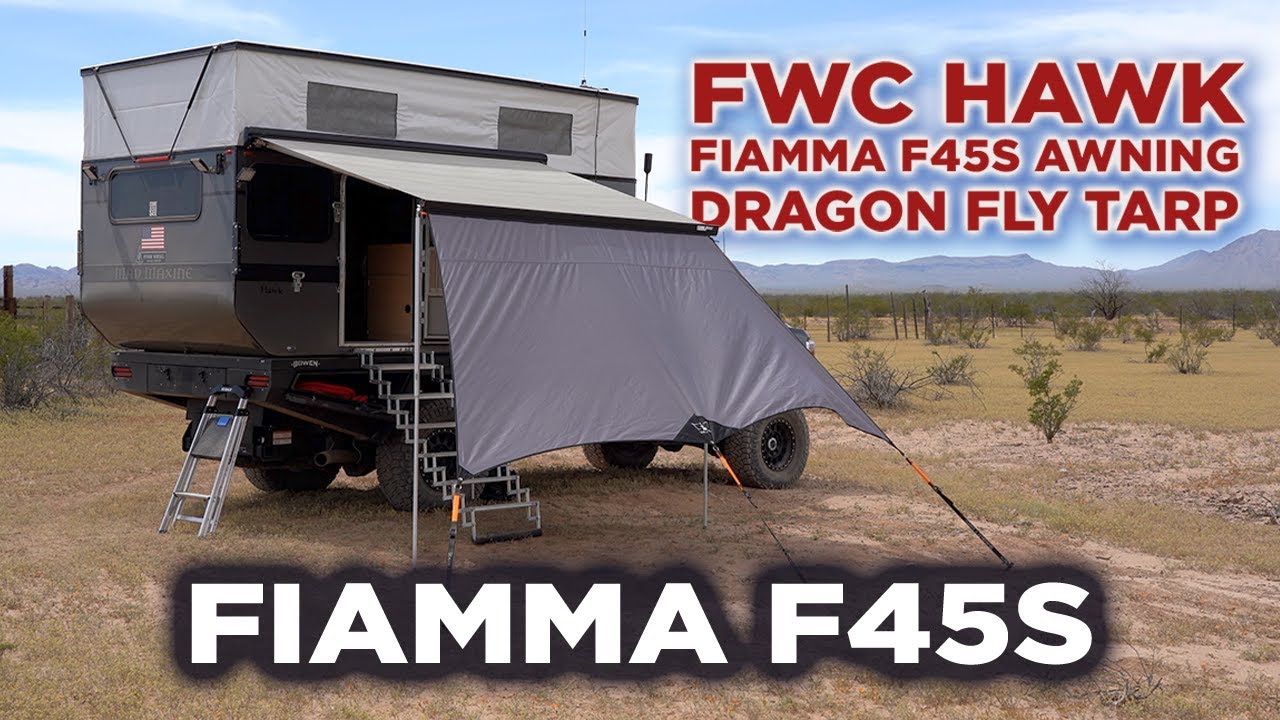 FWC Hawk Flatbed | FIAMMA F45S Awning  | Dragon Fly Tarp