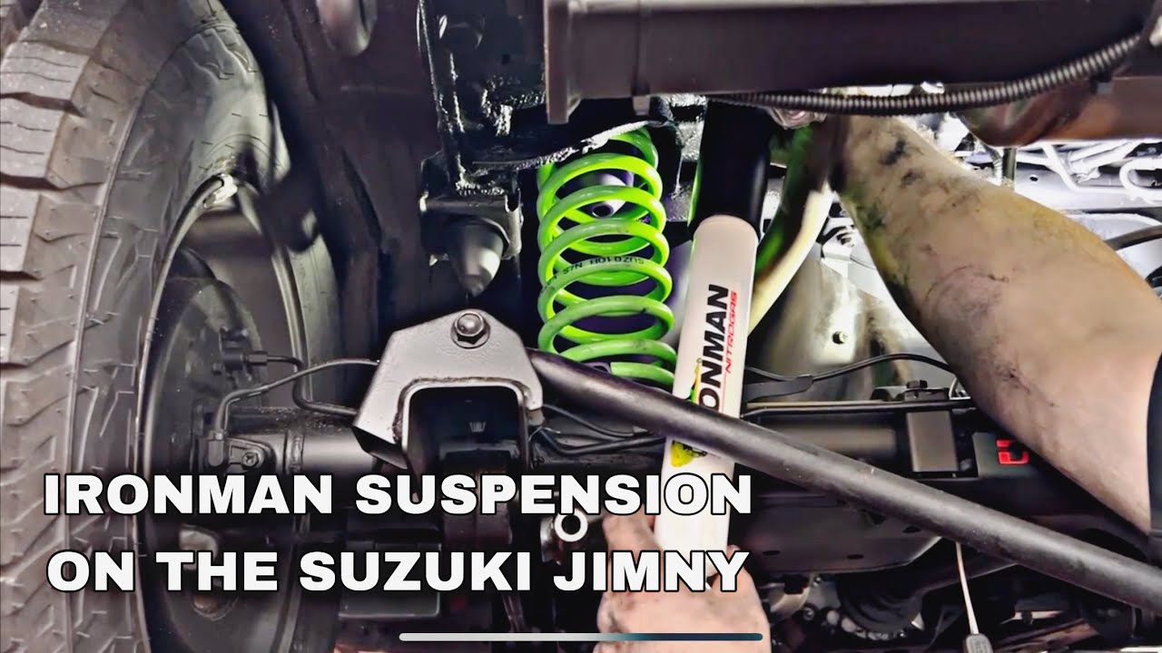 Suzuki Jimny Gen 4 JB74, Ironman Lift kit: the whole process, including castor correction bushes