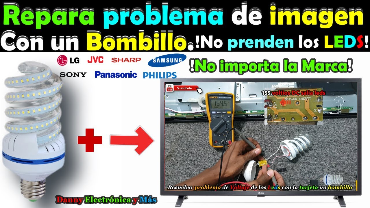 No presenta imagen solo led de Standby .!Como adaptar tarjeta de los LEDS  a cualquier televisor!