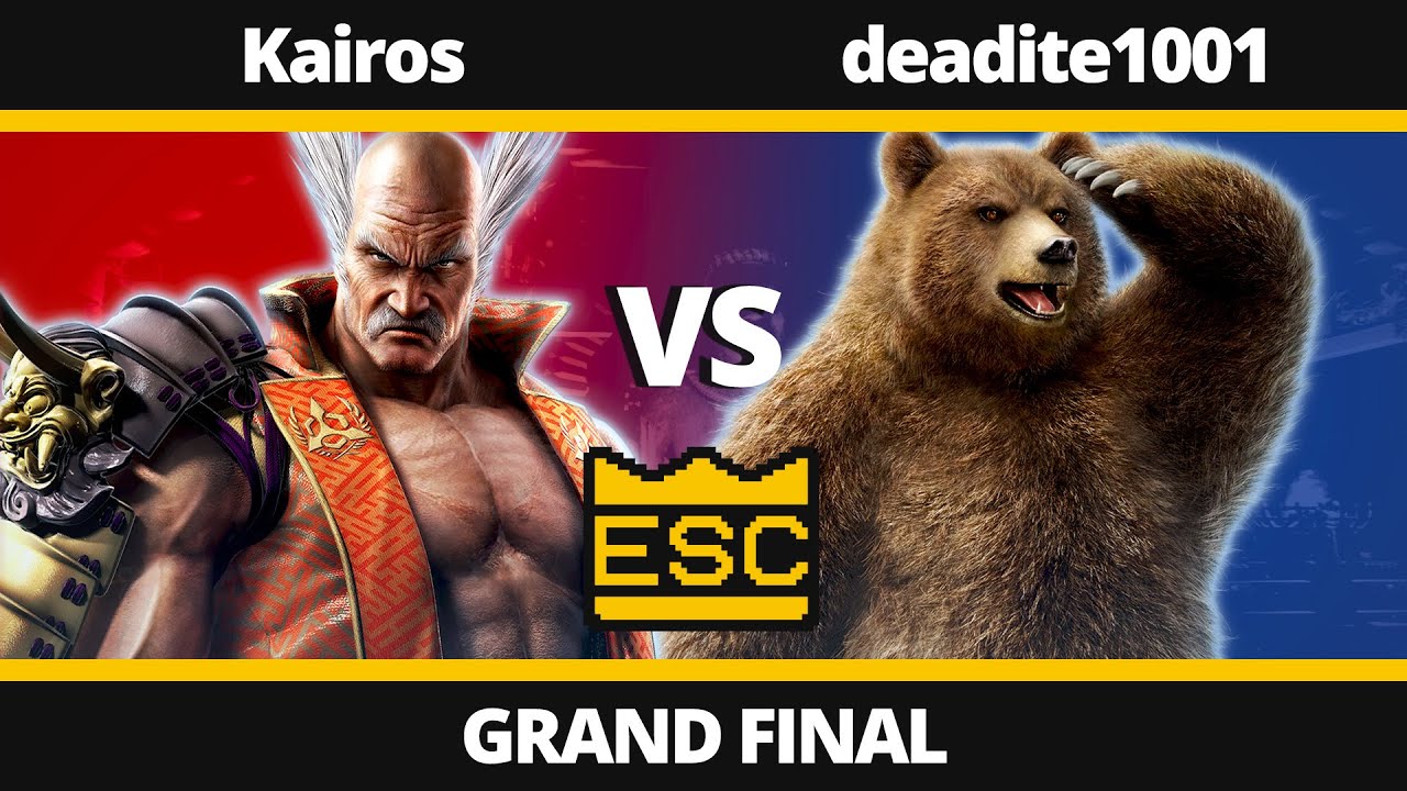 ESC 47 - Grand Final - Kairos (Heihachi) Vs. deadite1001 (Kuma) - Tekken 7 UK Local Tournament