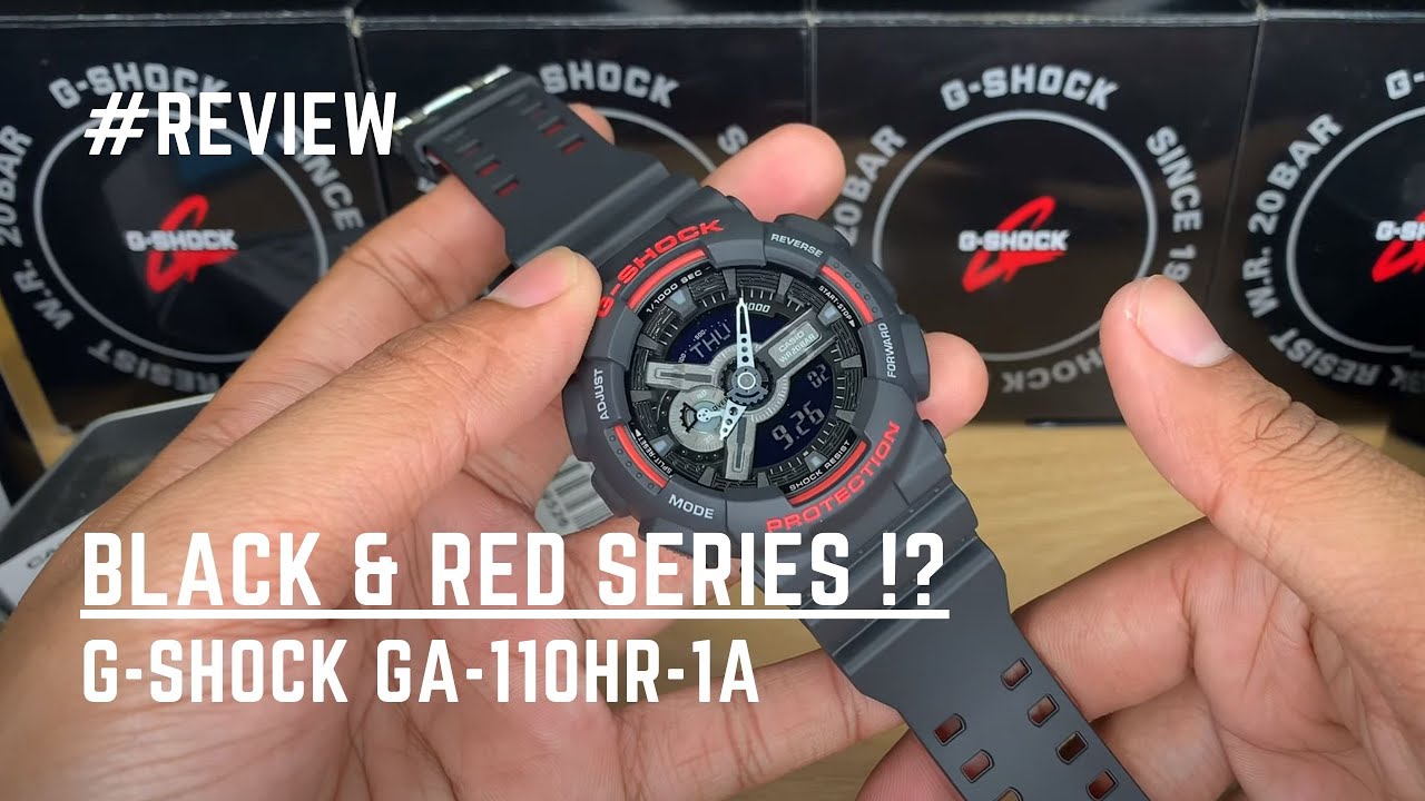 Black & Red SERIES !? รีวิวนาฬิกา G-SHOCK GA-110HR-1A