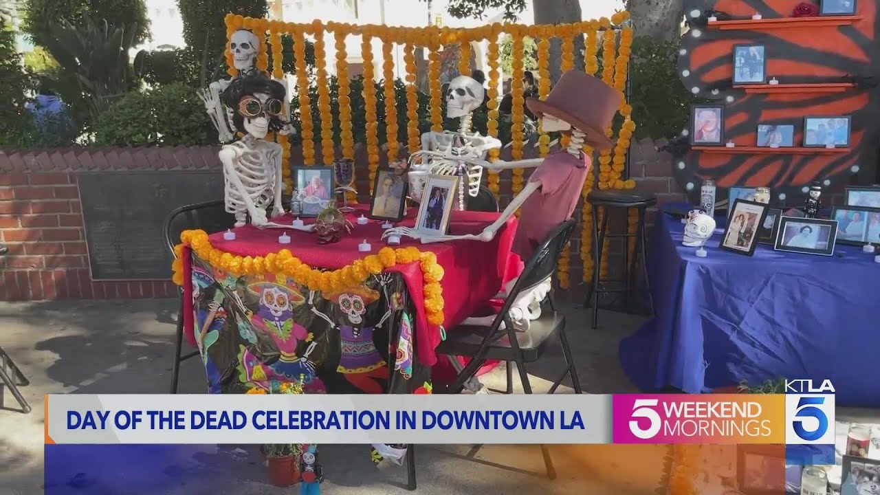 Día de los Muertos celebration held in downtown L.A.