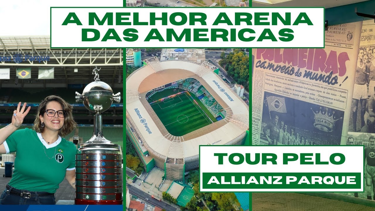 O Estádio Mais Moderno do Brasil? Um Tour Incrível pelo Allianz Parque!