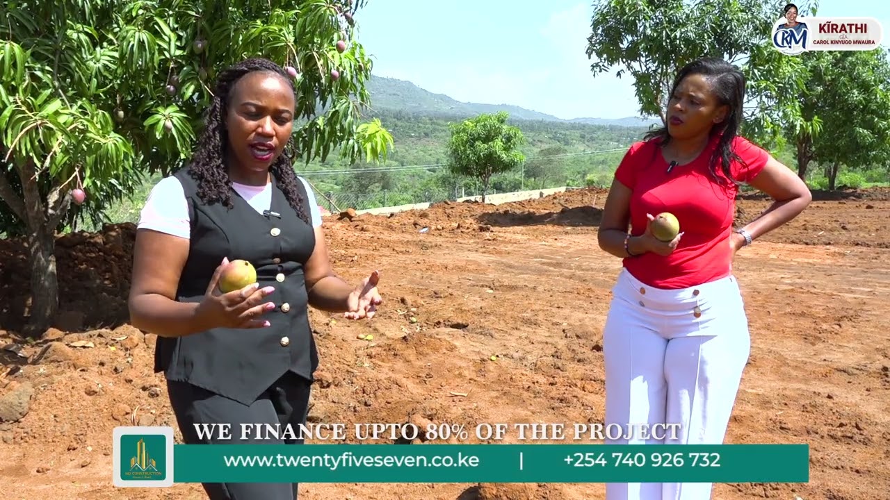 We have started landscaping for our Farm House in Makuyu...Mangoes ziko Kwa wingi👍👍