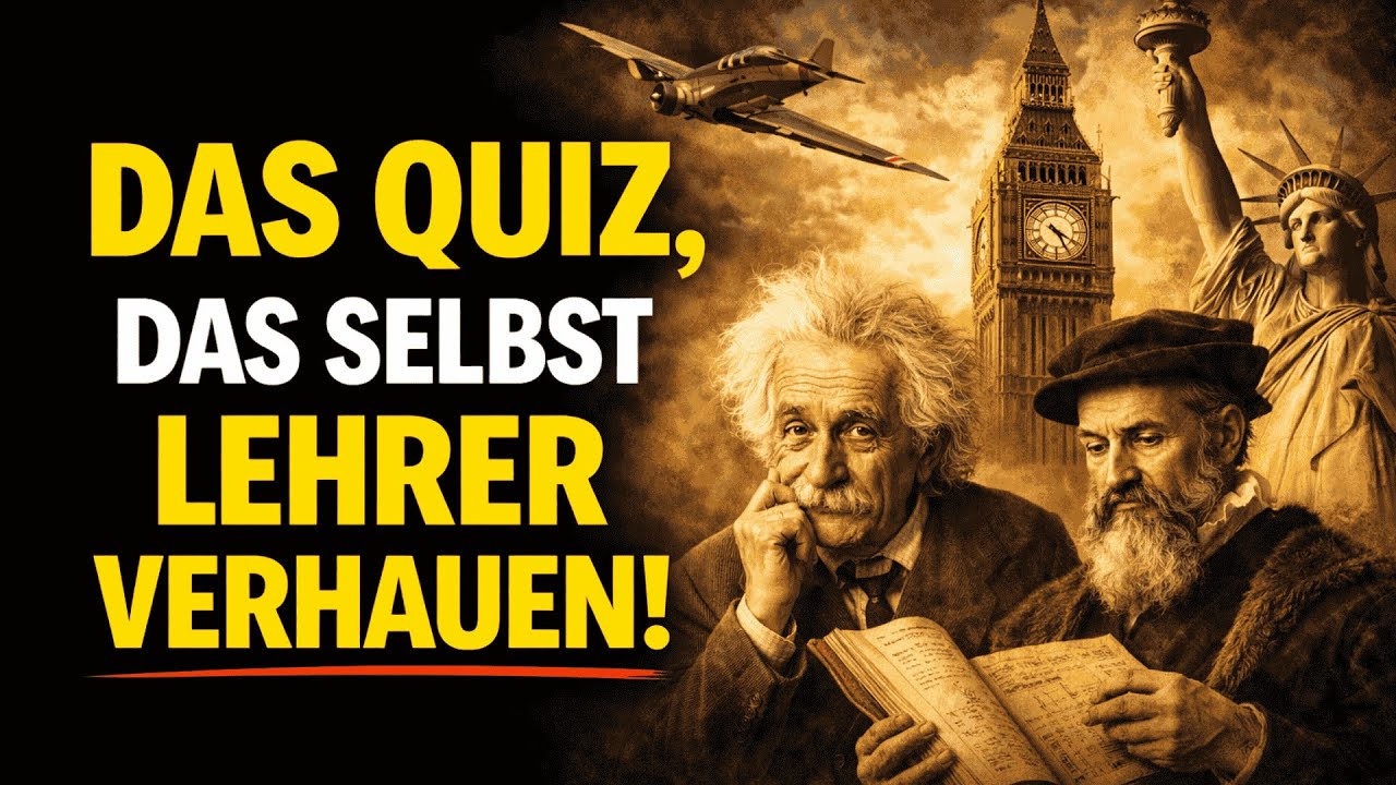 🔥 Allgemeinwissen-Test – Selbst Lehrer scheitern! Wie gut bist du? 