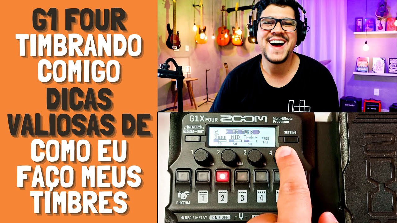 G1 FOUR - Fazendo um timbre do zero na mão SEM COMPUTADOR