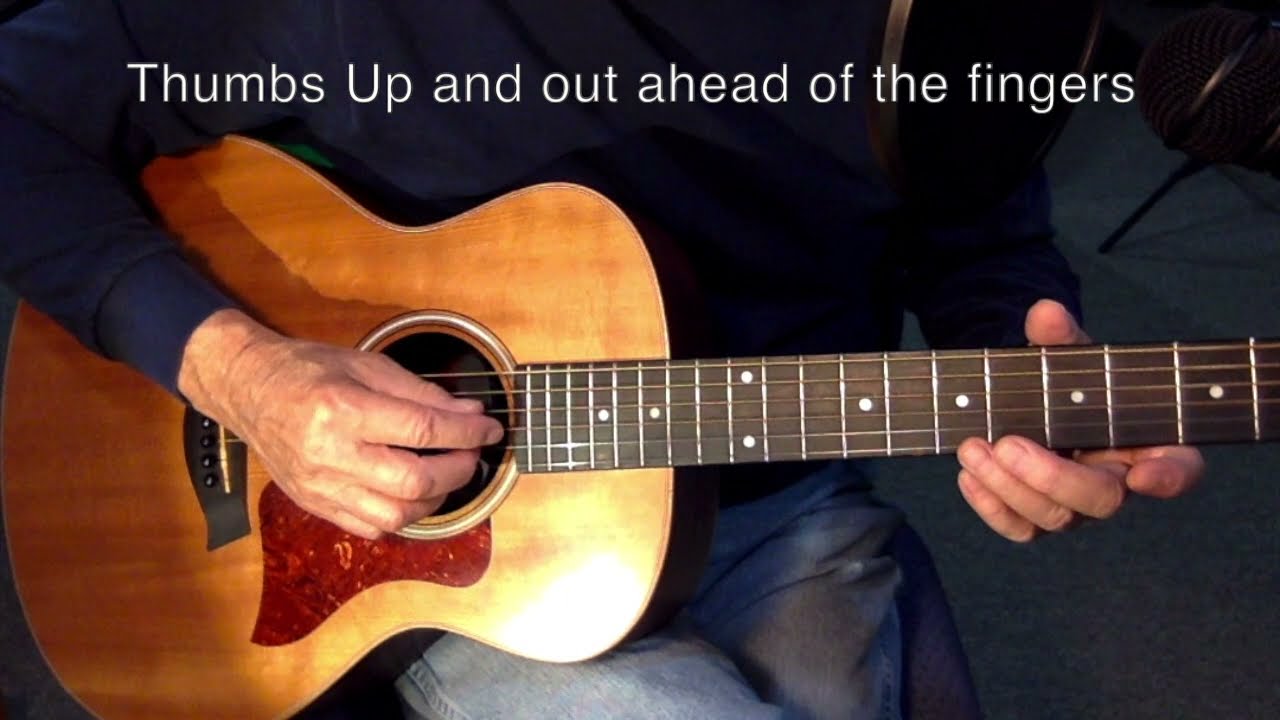 Best Hand Position for Executing a Travis-Picking Pattern #acousticguitar #fingerpicking