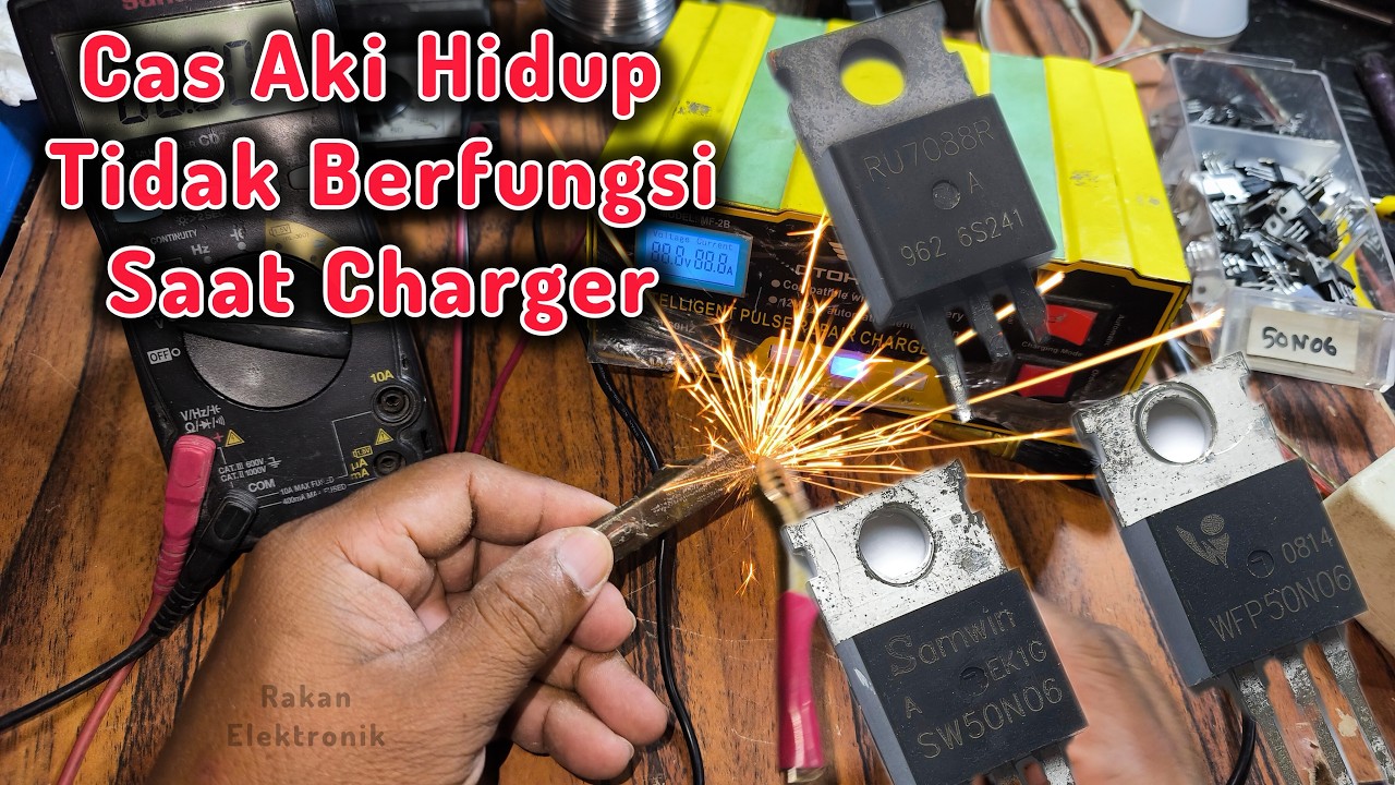 Charger Aki Hidup Tapi Tidak Bisa Ngecas #charger #aki #battery 