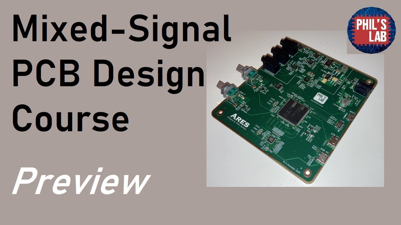Mixed-Signal PCB Design Course Preview & JLCPCB 6-Layer Assembly - Phil's Lab #16