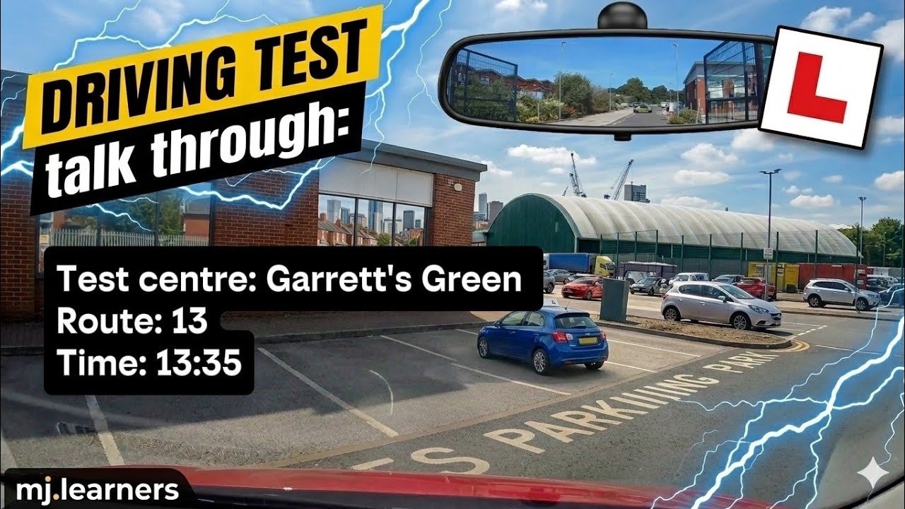 Birmingham Garrett's Green driving test : route Moor end av & Chelms wood 