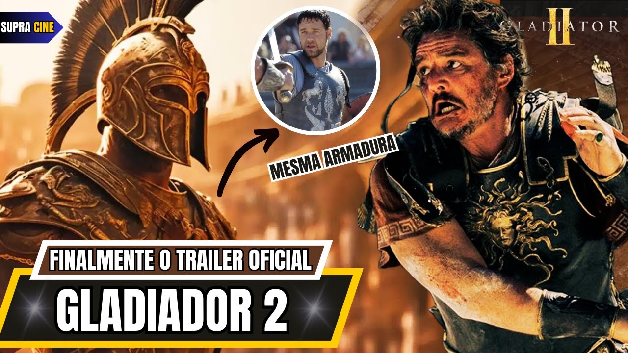 GLADIADOR 2 | TRAILER OFICIAL DUBLADO ! FINALMENTE