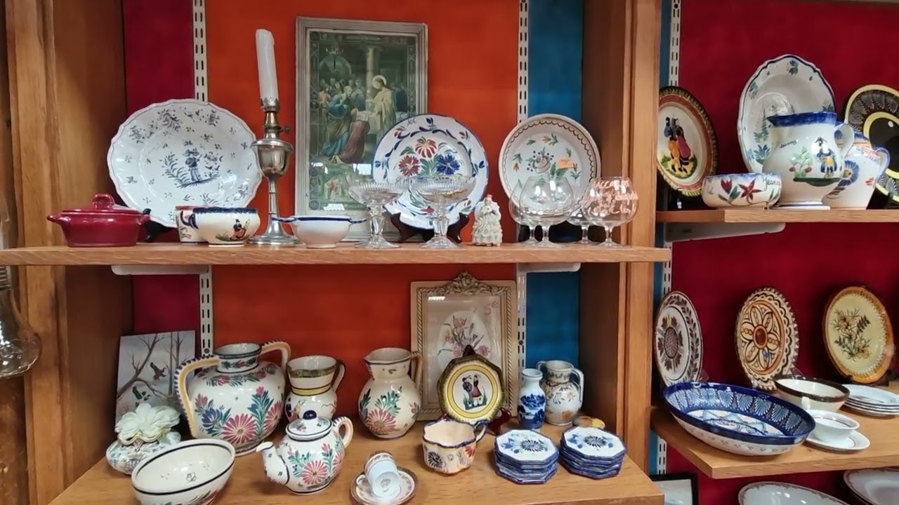 visite guid&eacute;e de la Brocante &agrave; Gorron.