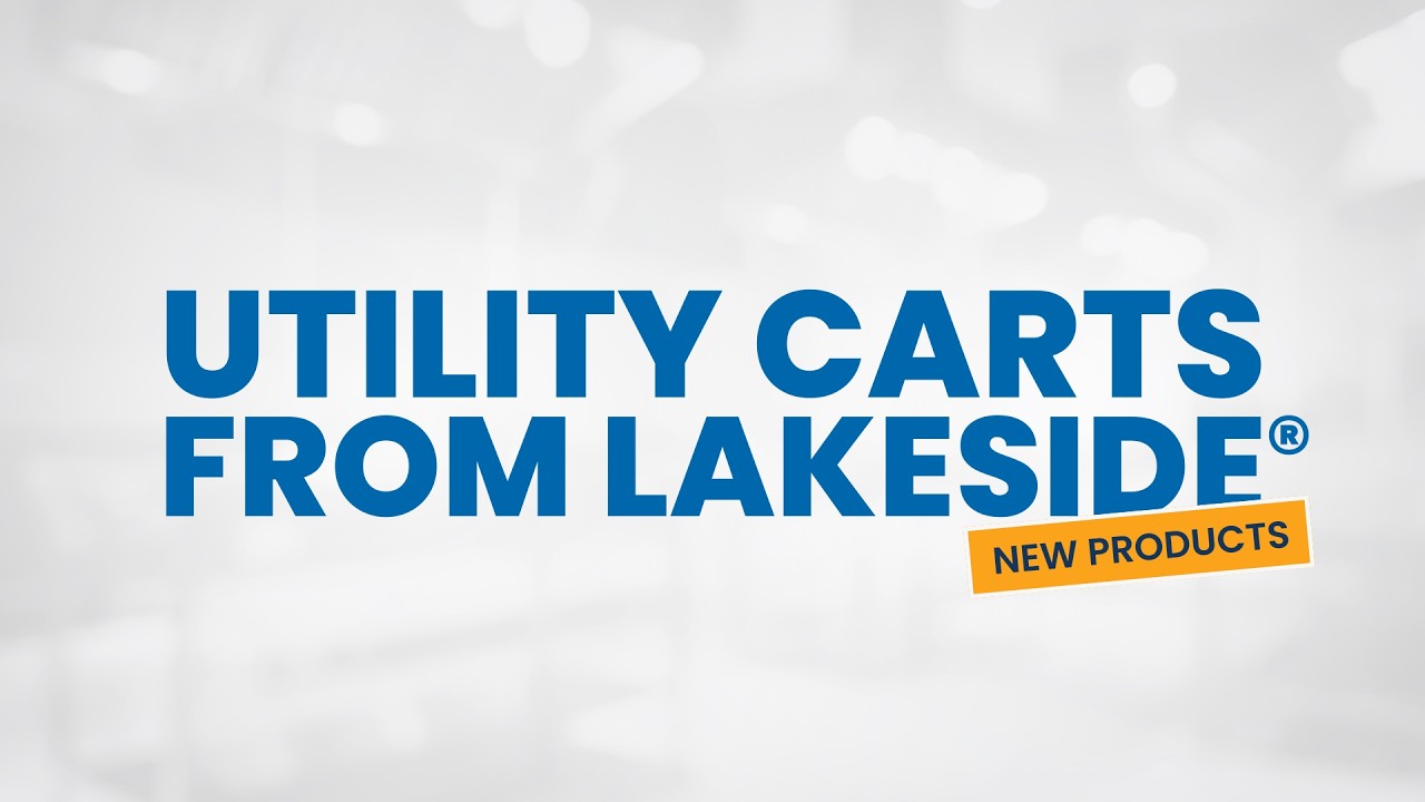 New Utility Carts from Lakeside Manufacturing