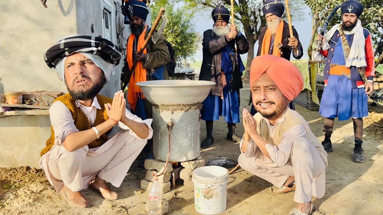 ਨਵੇਂ ਸਾਲ ਦਾ ਸਿਆਪਾ! 🍷ਚੱਲਦੀ ਭੱਠੀ ਛਾਪਾ । Hot Gwadan 90 | New Punjabi Short Movie 2026 |