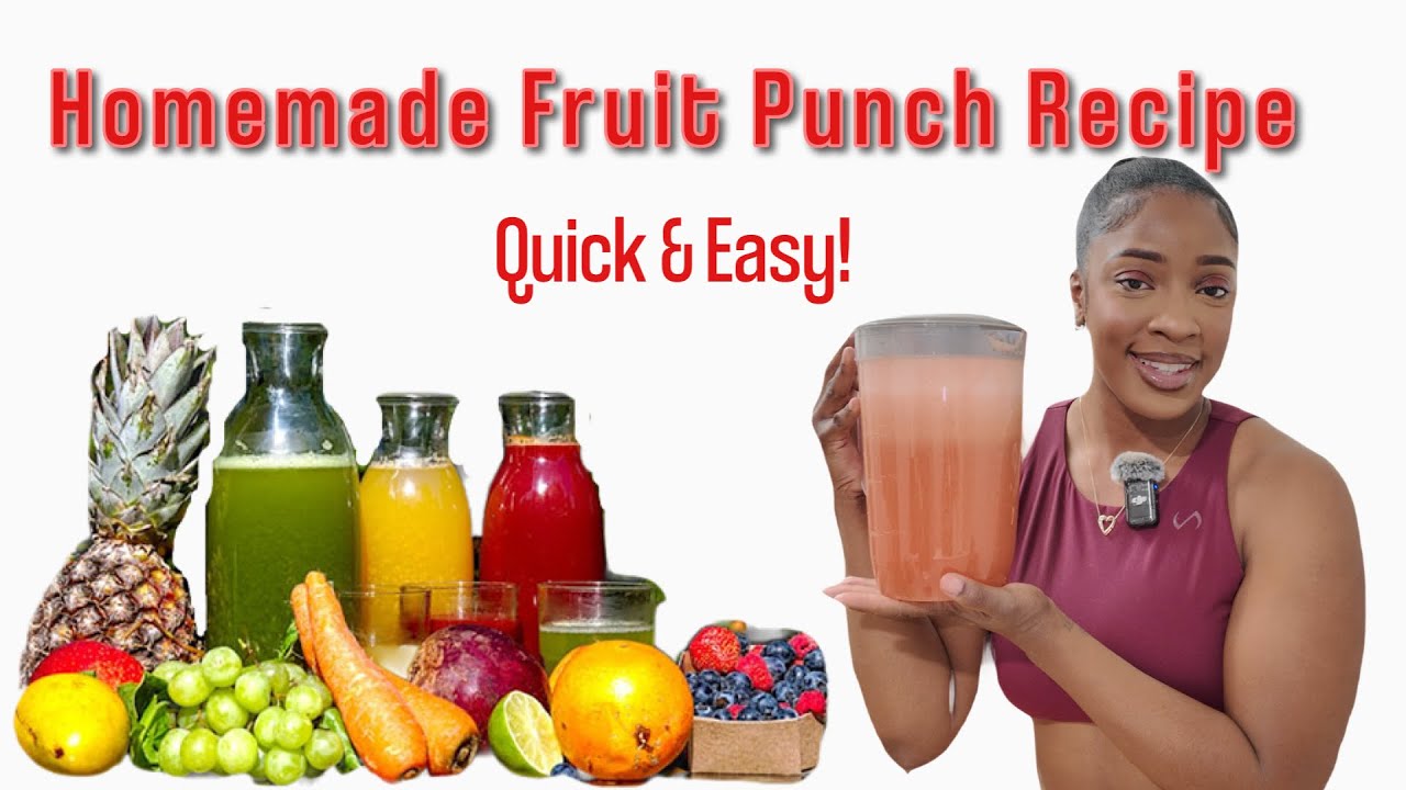 Quick & Easy Fruit Punch | trying a juicer for the first time 🍍