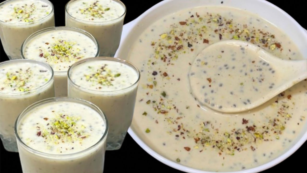 Iftar Special Drink Recipe | Badam Doodh Sharbat | Milk Sharbat Recipe |