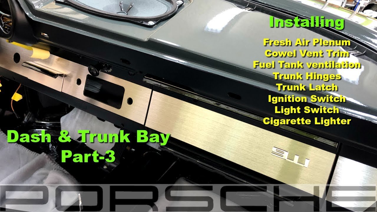 1967 Porsche 911 Video 53 Dash & Trunk Bay Part-3