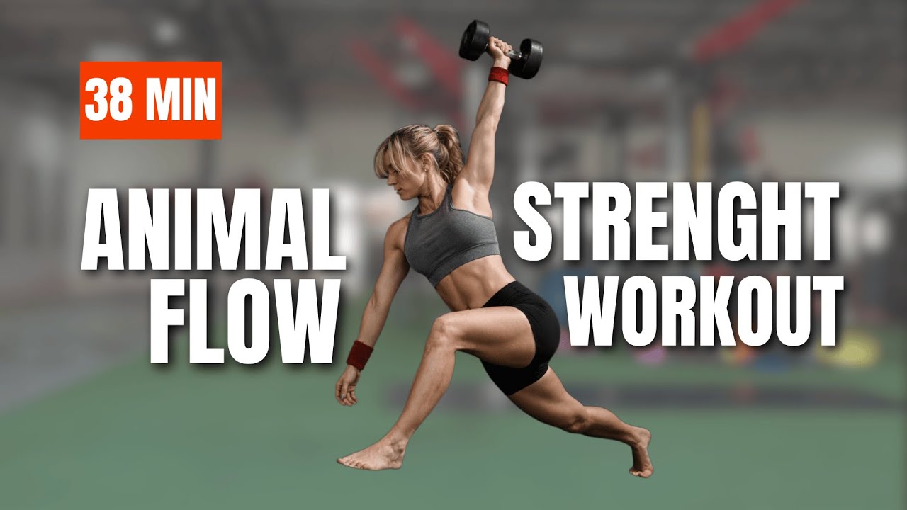 40 MIN Animal Flow & Dumbbells Workout 🔥 Move Better, Get Stronger