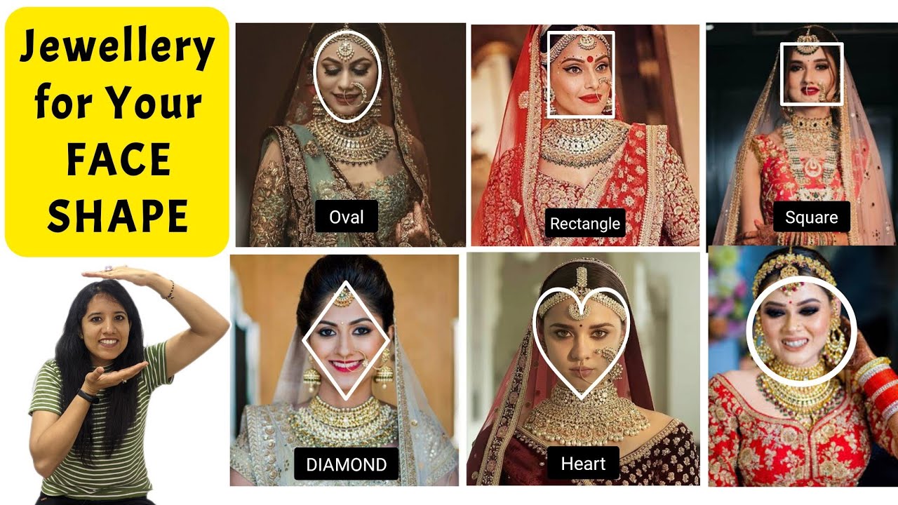 Bridal Jewellery for your Face Shape | choose Bridal Jewellery