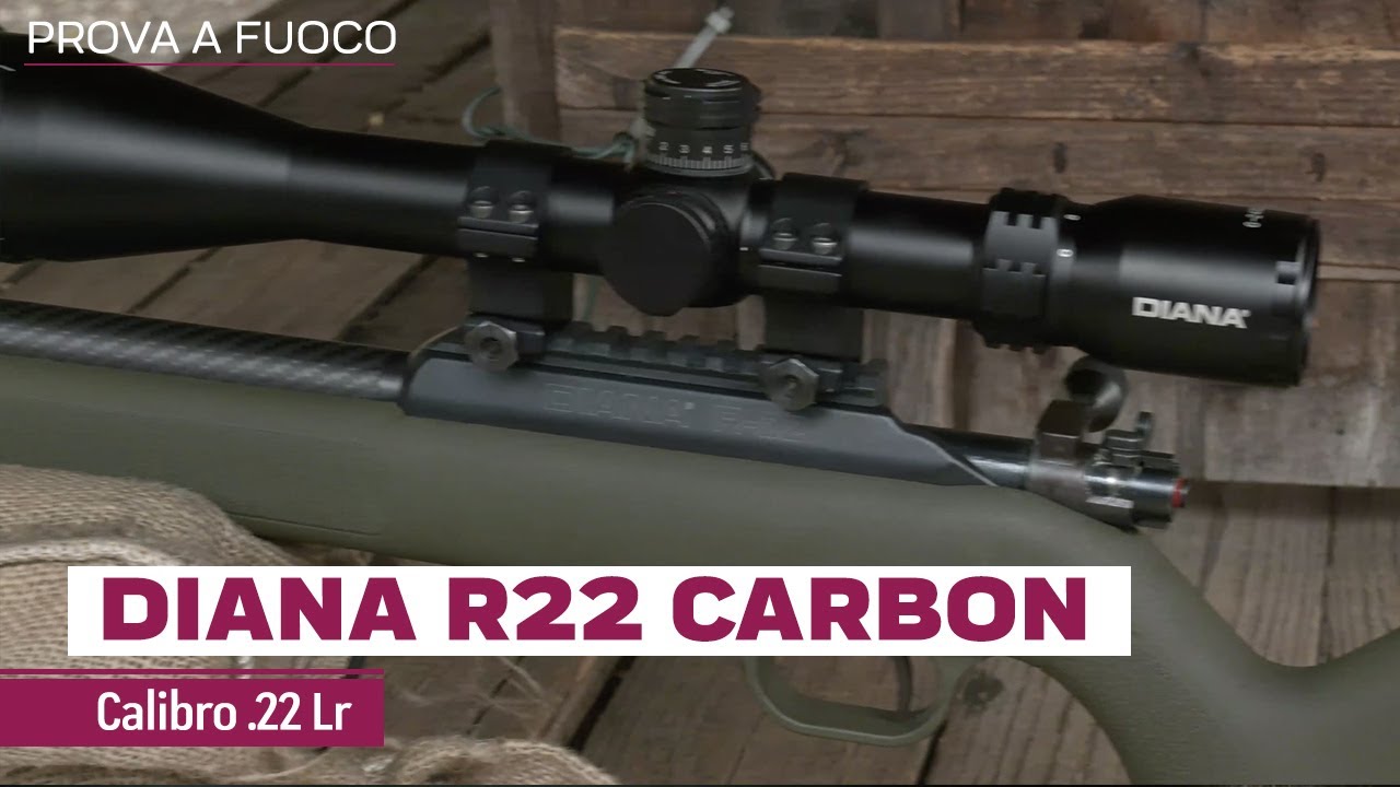 Diana R22 Carbon cal. .22Lr - Recensione completa e prova a fuoco