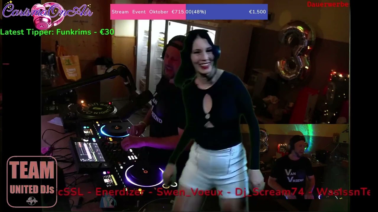 Van Vriend 3 Jahre Twitch Carisma & Friends.